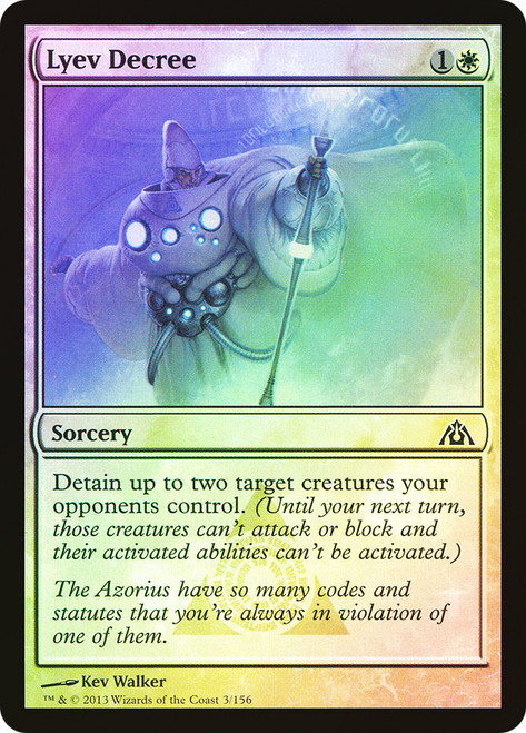 Lyev Decree\nDragon's Maze\nSingle\nMagic The Gathering