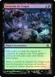 Crypt Incursion
Dragon's Maze (Foil) - Portuguese
Single
Magic The Gathering