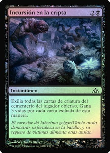 Crypt Incursion
Dragon's Maze (Foil) - Spanish
Single
Magic The Gathering