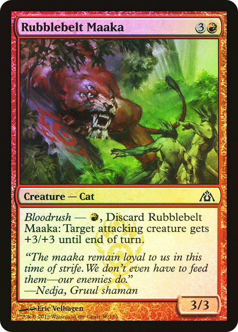Rubblebelt Maaka\nDragon's Maze\nSingle\nMagic The Gathering