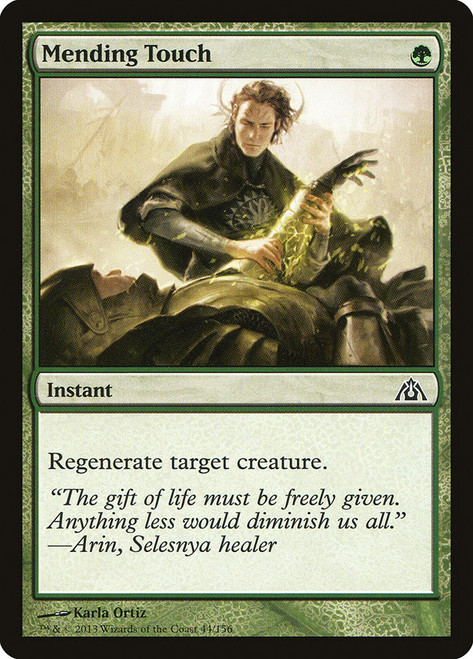 Mending Touch\nDragon's Maze\nSingle\nMagic The Gathering