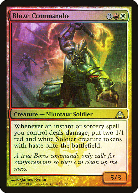 Blaze Commando\nDragon's Maze\nSingle\nMagic The Gathering