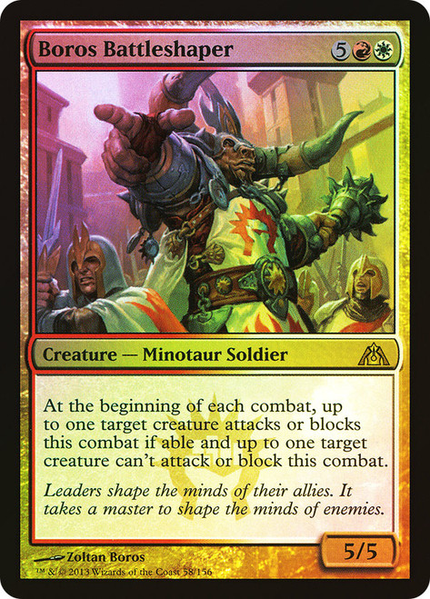 Boros Battleshaper\nDragon's Maze\nSingle\nMagic The Gathering