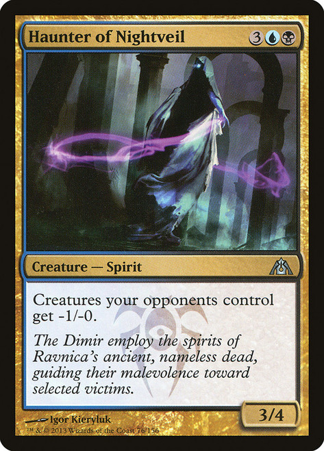 Haunter of Nightveil\nDragon's Maze\nSingle\nMagic The Gathering