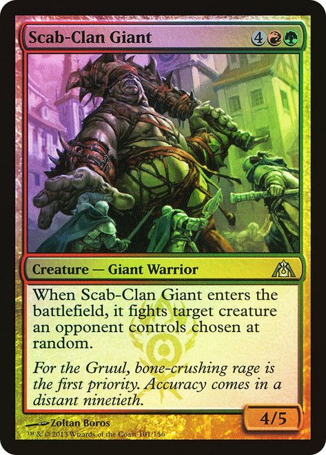 Scab-Clan Giant\nDragon's Maze\nSingle\nMagic The Gathering
