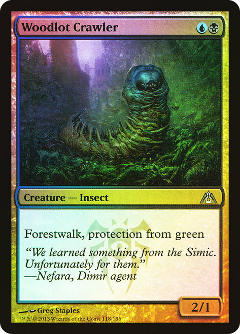 Woodlot Crawler\nDragon's Maze\nSingle\nMagic The Gathering