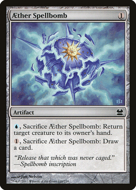 Aether Spellbomb\nModern Masters: 2013 Edition\nSingle\nMagic The Gathering