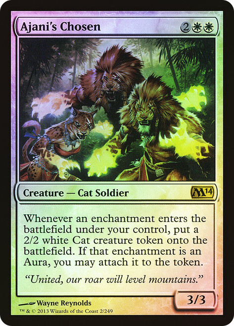 Ajani's Chosen\nMagic 2014 Core Set\nSingle\nMagic The Gathering