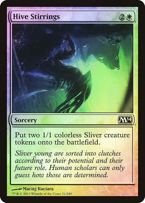 Hive Stirrings\nMagic 2014 Core Set\nSingle\nMagic The Gathering