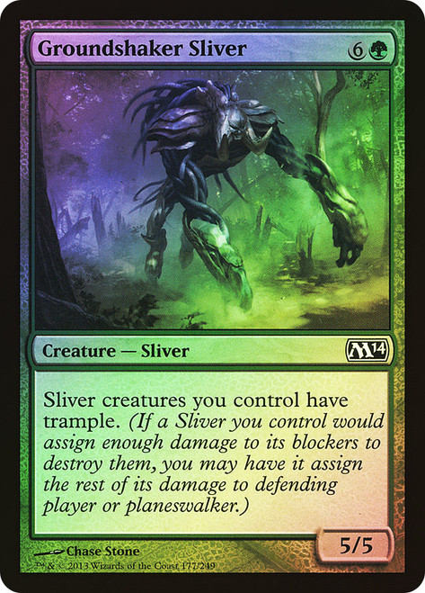 Groundshaker Sliver\nMagic 2014 Core Set\nSingle\nMagic The Gathering