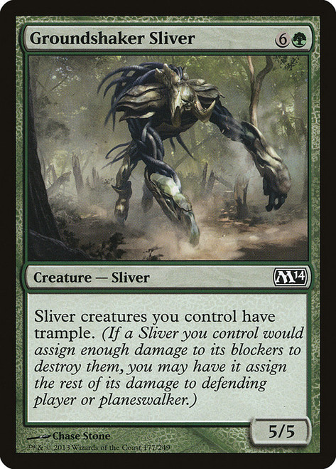 Groundshaker Sliver\nMagic 2014 Core Set\nSingle\nMagic The Gathering