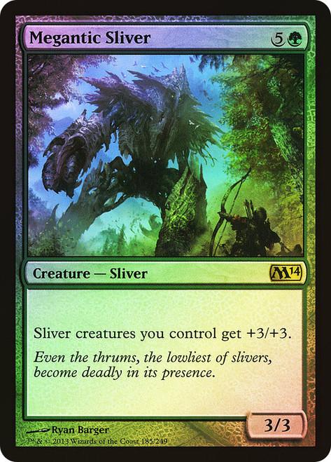 Megantic Sliver\nMagic 2014 Core Set\nSingle\nMagic The Gathering