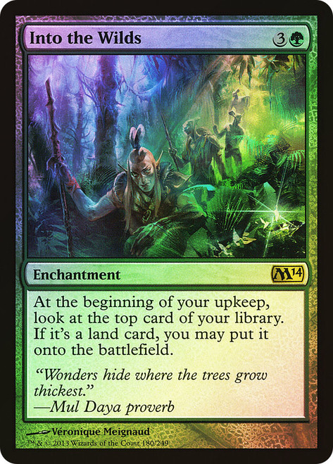 Into the Wilds\nMagic 2014 Core Set\nSingle\nMagic The Gathering