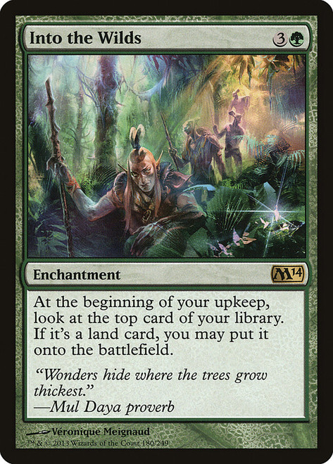 Into the Wilds\nMagic 2014 Core Set\nSingle\nMagic The Gathering