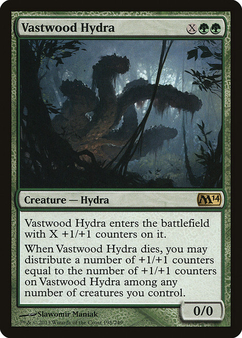 Vastwood Hydra\nMagic 2014 Core Set\nSingle\nMagic The Gathering