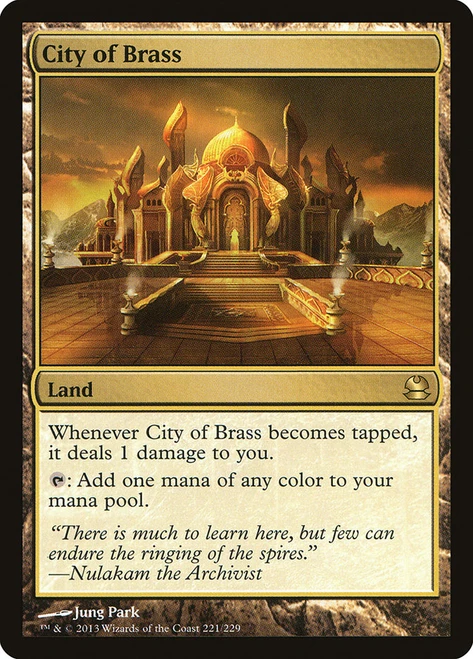 City of Brass\nModern Masters: 2013 Edition\nSingle\nMagic The Gathering