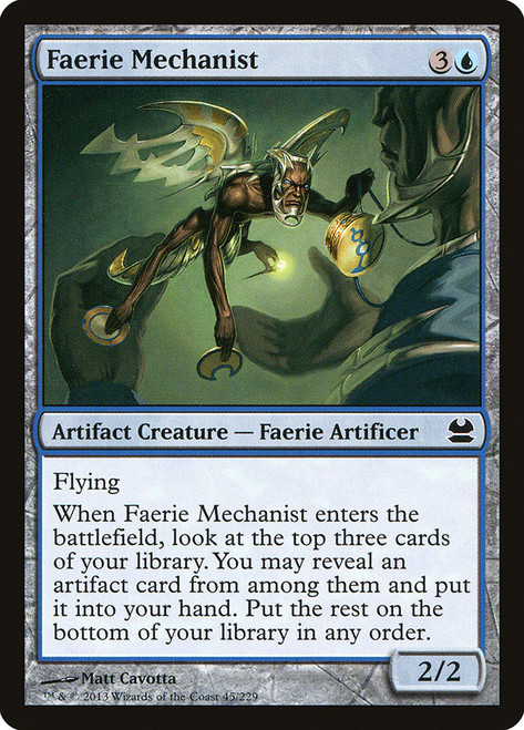 Faerie Mechanist\nModern Masters: 2013 Edition\nSingle\nMagic The Gathering