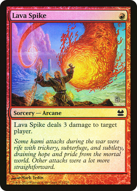 Lava Spike\nModern Masters: 2013 Edition\nSingle\nMagic The Gathering