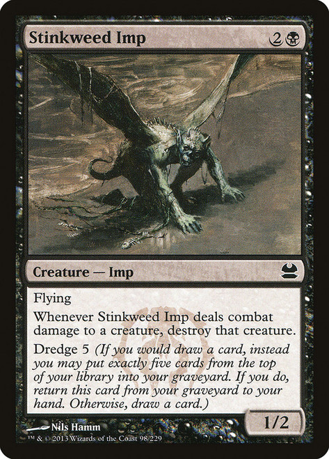 Stinkweed Imp\nModern Masters: 2013 Edition\nSingle\nMagic The Gathering