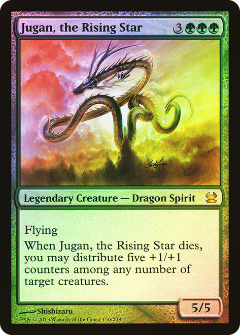 Jugan, the Rising Star\nModern Masters: 2013 Edition\nSingle\nMagic The Gathering