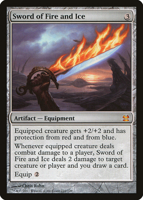 Sword of Fire and Ice\nModern Masters: 2013 Edition\nSingle\nMagic The Gathering