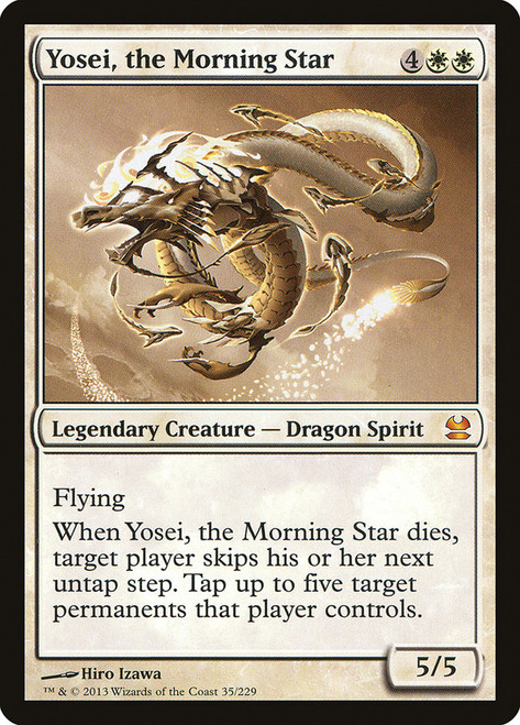 Yosei, the Morning Star\nModern Masters: 2013 Edition\nSingle\nMagic The Gathering