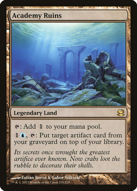 Academy Ruins\nModern Masters: 2013 Edition\nSingle\nMagic The Gathering