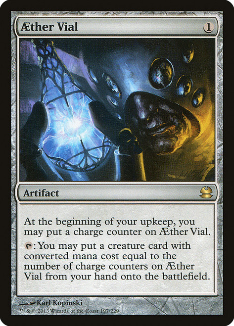 Aether Vial\nModern Masters: 2013 Edition\nSingle\nMagic The Gathering