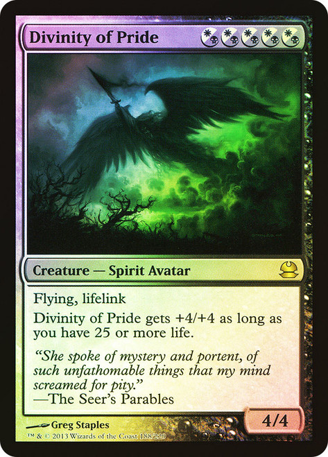 Divinity of Pride\nModern Masters: 2013 Edition\nSingle\nMagic The Gathering