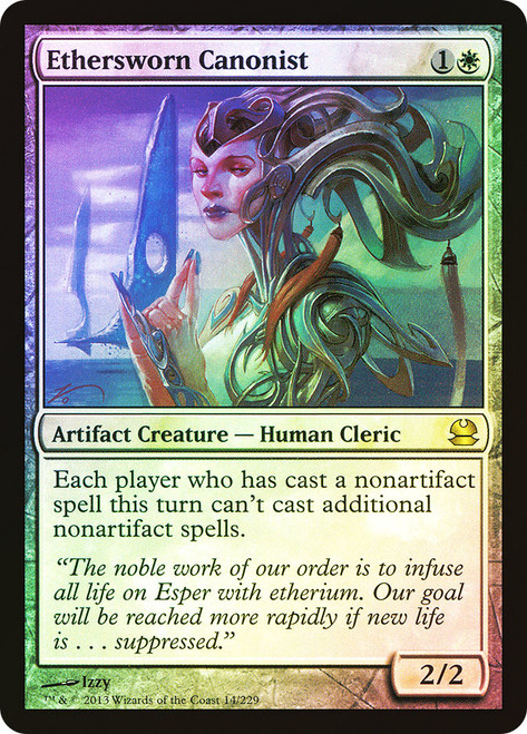 Ethersworn Canonist\nModern Masters: 2013 Edition\nSingle\nMagic The Gathering