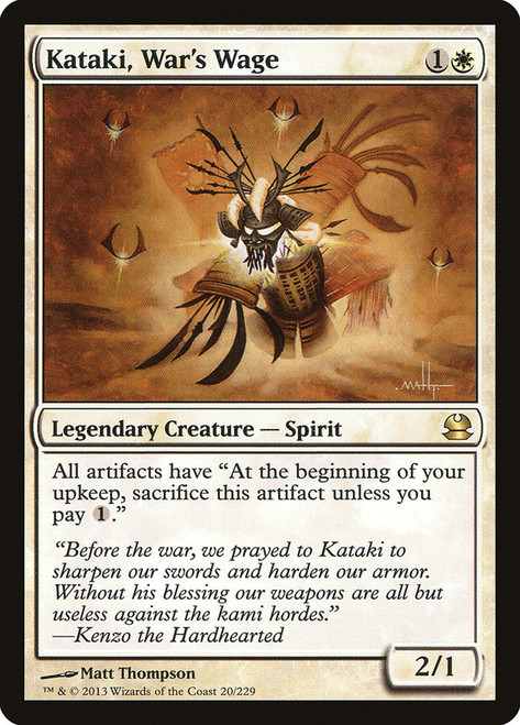 Kataki, War's Wage\nModern Masters: 2013 Edition\nSingle\nMagic The Gathering