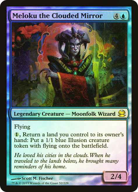 Meloku the Clouded Mirror\nModern Masters: 2013 Edition\nSingle\nMagic The Gathering