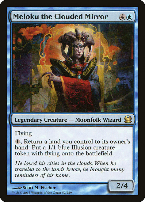 Meloku the Clouded Mirror\nModern Masters: 2013 Edition\nSingle\nMagic The Gathering