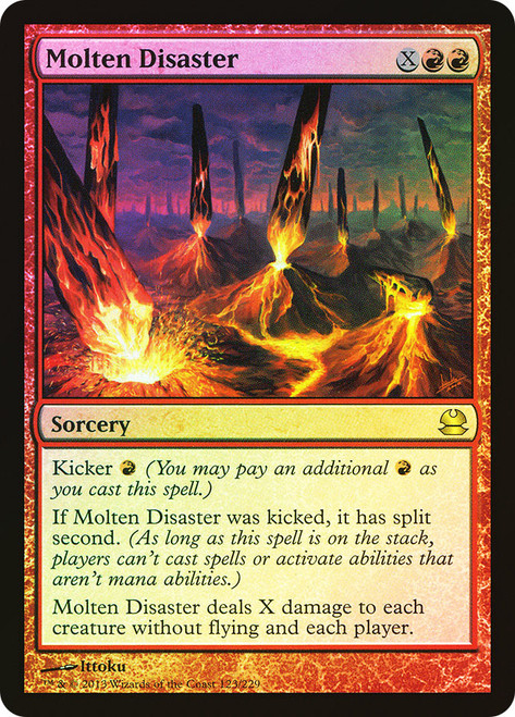 Molten Disaster\nModern Masters: 2013 Edition\nSingle\nMagic The Gathering