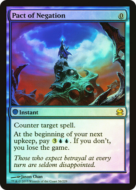 Pact of Negation\nModern Masters: 2013 Edition\nSingle\nMagic The Gathering