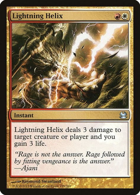 Lightning Helix\nModern Masters: 2013 Edition\nSingle\nMagic The Gathering