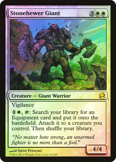 Stonehewer Giant\nModern Masters: 2013 Edition\nSingle\nMagic The Gathering
