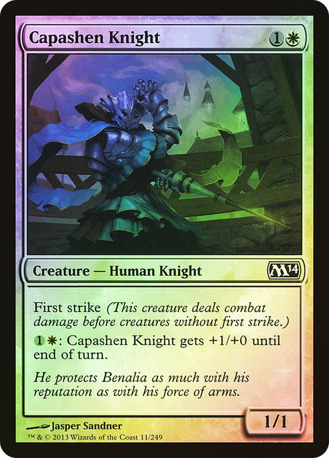 Capashen Knight\nMagic 2014 Core Set\nSingle\nMagic The Gathering