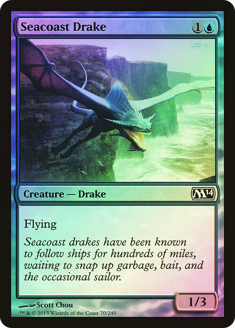 Seacoast Drake\nMagic 2014 Core Set\nSingle\nMagic The Gathering