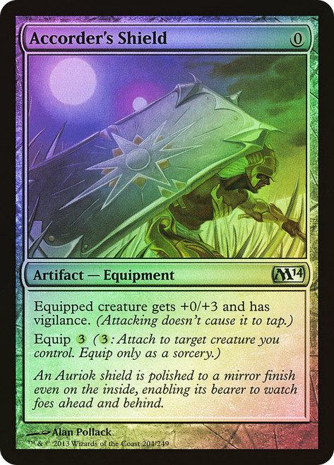 Accorder's Shield\nMagic 2014 Core Set\nSingle\nMagic The Gathering