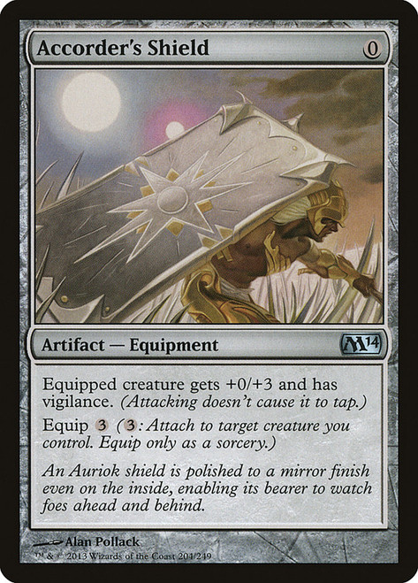 Accorder's Shield\nMagic 2014 Core Set\nSingle\nMagic The Gathering