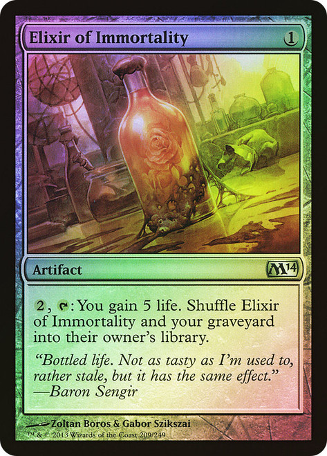 Elixir of Immortality\nMagic 2014 Core Set\nSingle\nMagic The Gathering