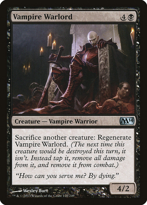 Vampire Warlord\nMagic 2014 Core Set\nSingle\nMagic The Gathering