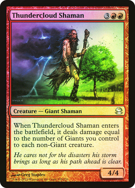 Thundercloud Shaman\nModern Masters: 2013 Edition\nSingle\nMagic The Gathering