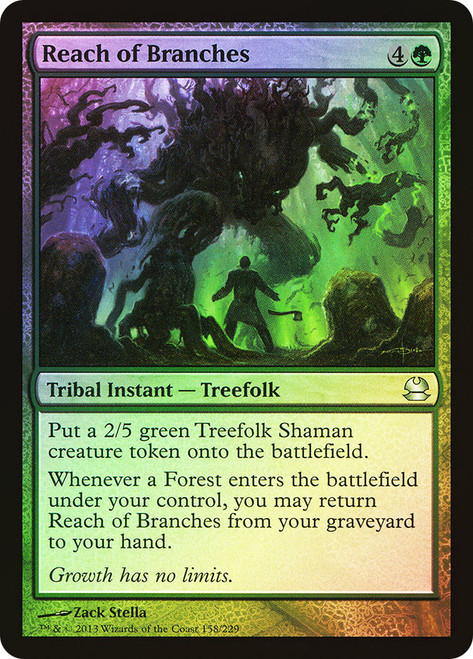 Reach of Branches\nModern Masters: 2013 Edition\nSingle\nMagic The Gathering