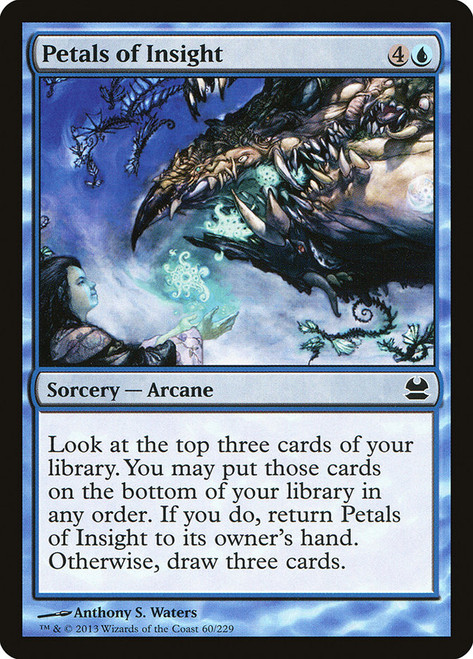 Petals of Insight\nModern Masters: 2013 Edition\nSingle\nMagic The Gathering