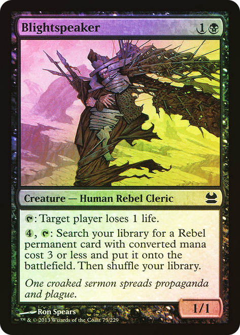 Blightspeaker\nModern Masters: 2013 Edition\nSingle\nMagic The Gathering