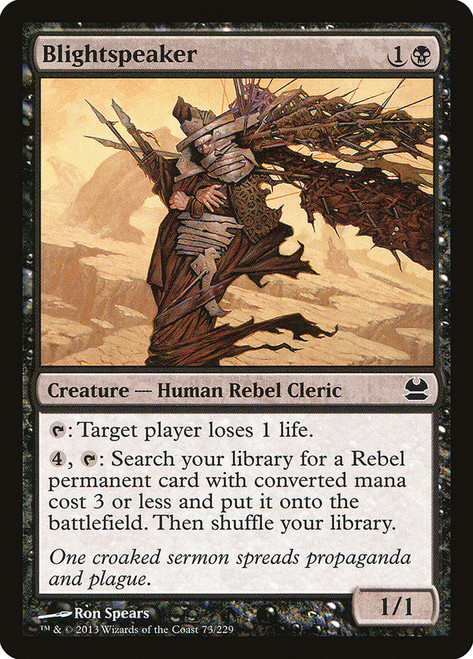 Blightspeaker\nModern Masters: 2013 Edition\nSingle\nMagic The Gathering