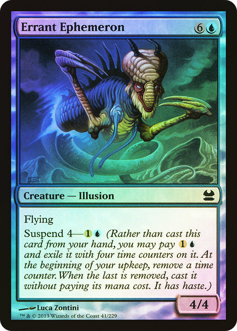 Errant Ephemeron\nModern Masters: 2013 Edition\nSingle\nMagic The Gathering