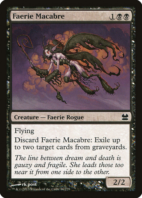 Faerie Macabre\nModern Masters: 2013 Edition\nSingle\nMagic The Gathering